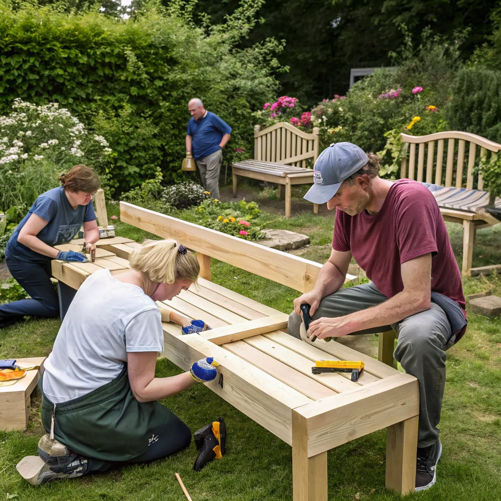 Garden Bench Building Workshop